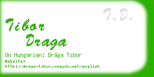 tibor draga business card